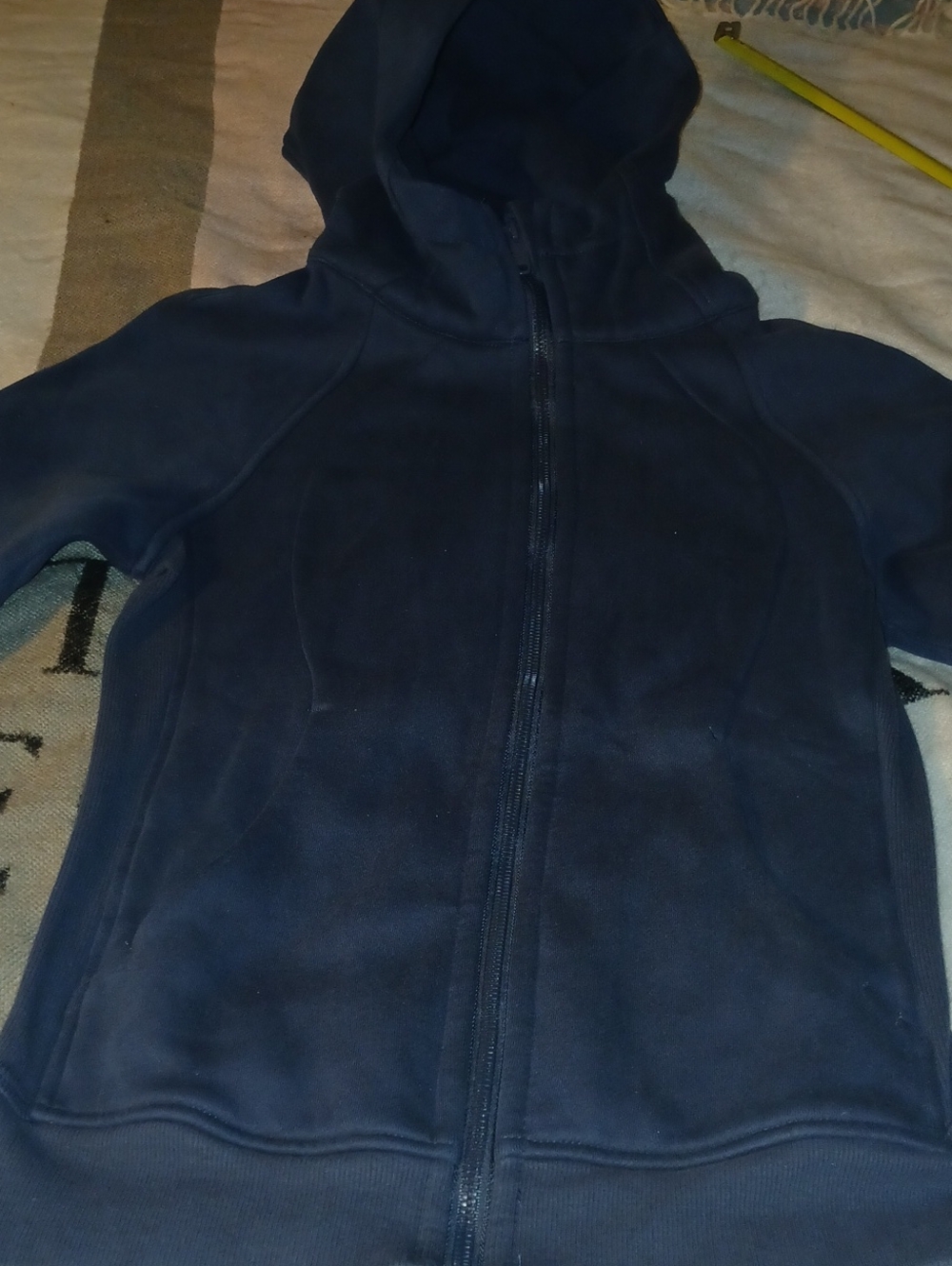 lululemon athletica Navy Hooded Full-Zip Jacket